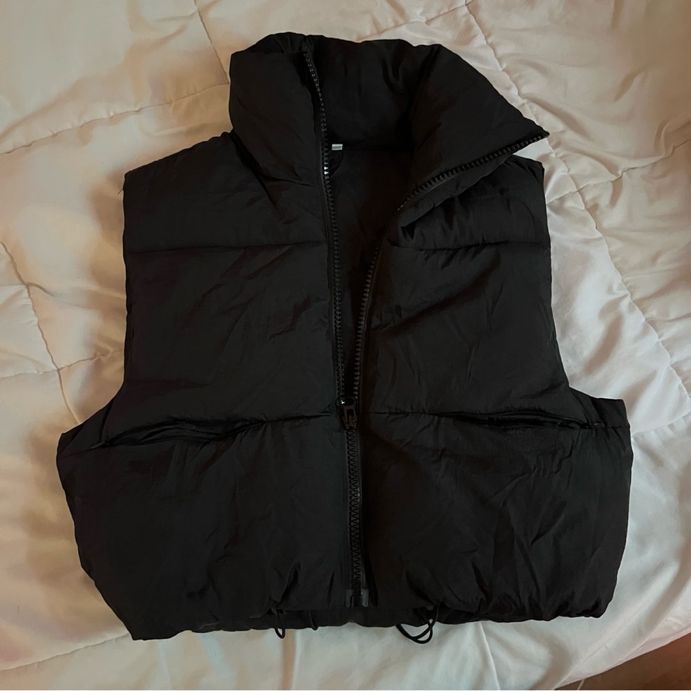 Black Puffer Vest